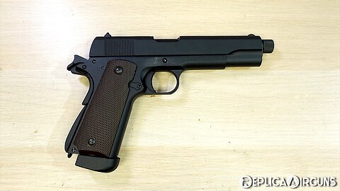 KJWorks Full Metal 1911 TBC CO2 Airsoft Pistol Table Top Review