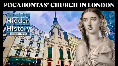 Pocahontas at the edge of the ancient City of London