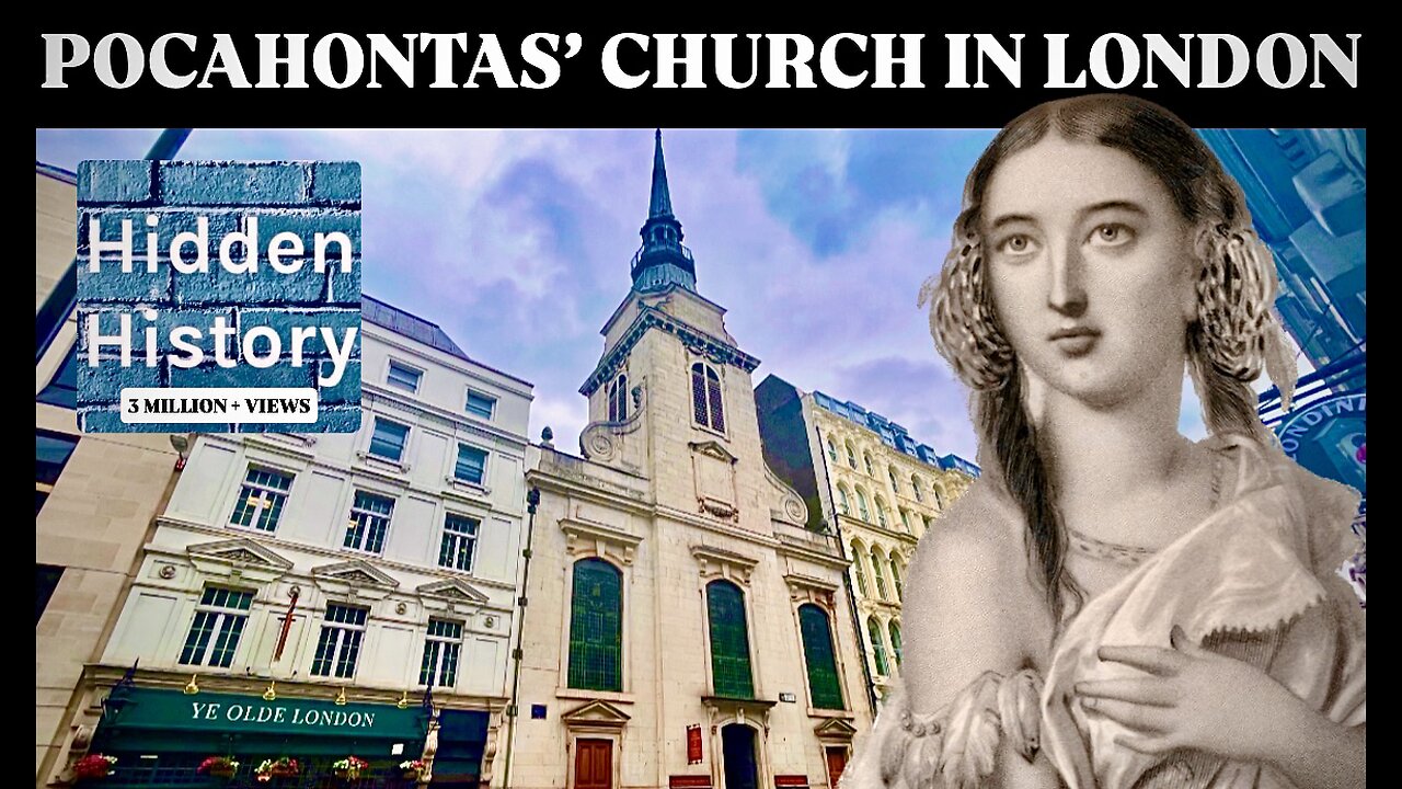 Pocahontas at the edge of the ancient City of London