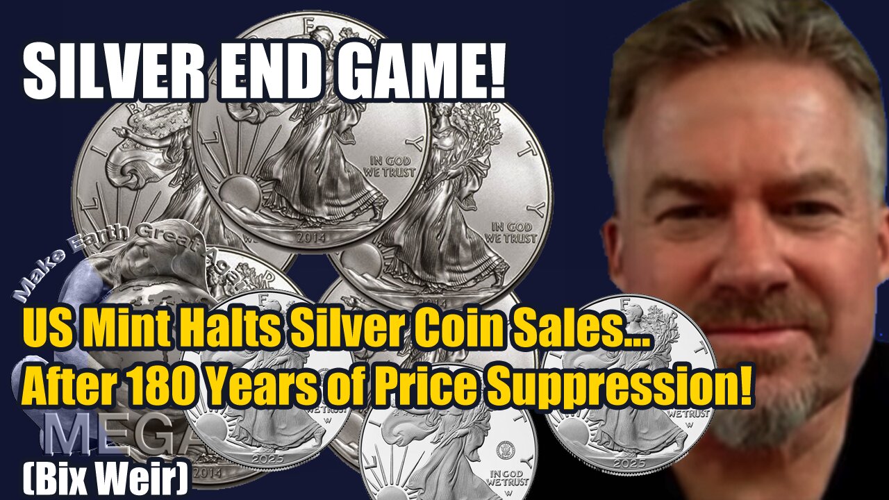 SILVER END GAME! US Mint Halts Silver Coin Sales... After 180 Years of Price Suppression! (Bix Weir)