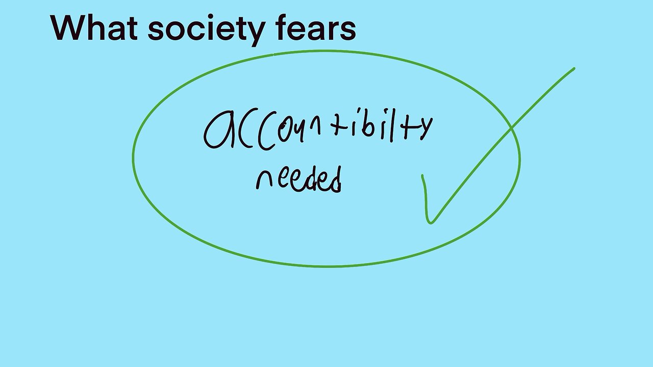 Accountability is needed