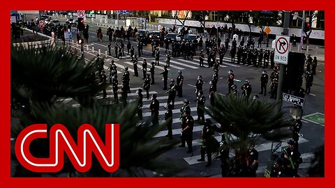Over 200 arrested, 2 officers injured, businesses looted as LA braces for new night of protests
