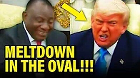 Trump BLOWS UP in PRESSER with SOUTH AFRICA PREZ