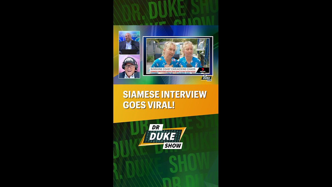 😂Siamese Interview Goes Viral