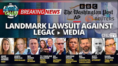 "Historic Legal Action Filed Against Traditional Media Outlets"