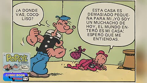 Runaway boy, Popeye by Bud Sagendorf #ytshorts #shortvideo #shorts #comics #funny