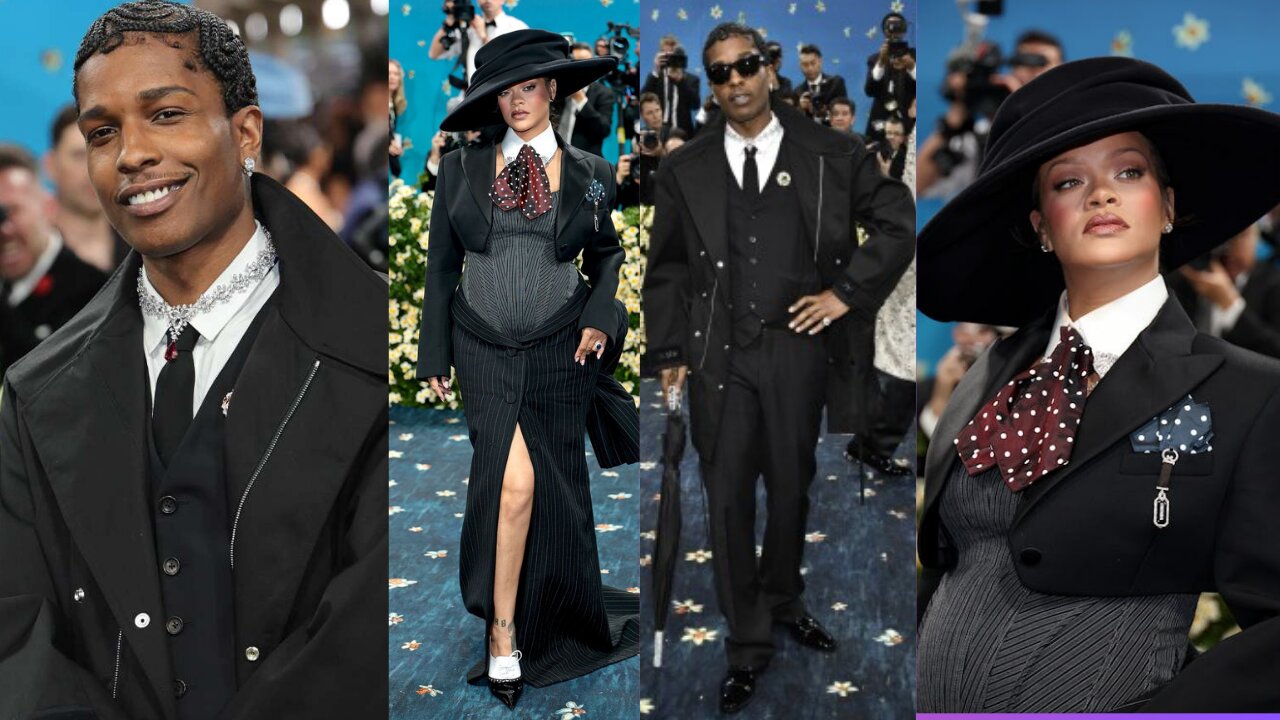 Rihanna & A$AP Rocky Shine at the Met Gala, Confirming Baby #3