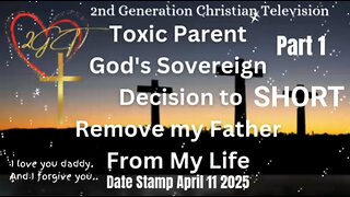 Part 1 Short-Toxic Parent God's Sovereign Decision to Remove Father from My Life Christian Testimony #viral