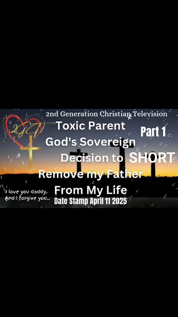 Part 1 Short-Toxic Parent God's Sovereign Decision to Remove Father from My Life Christian Testimony #viral