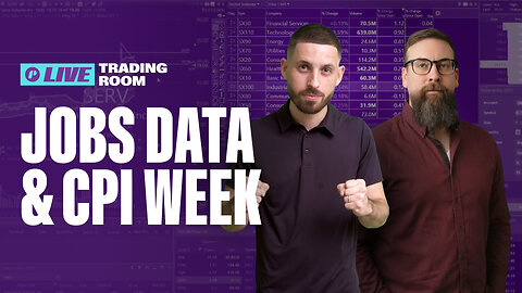 Employment and Jobs Data Drops This Week | Live Trading (STOCKS)