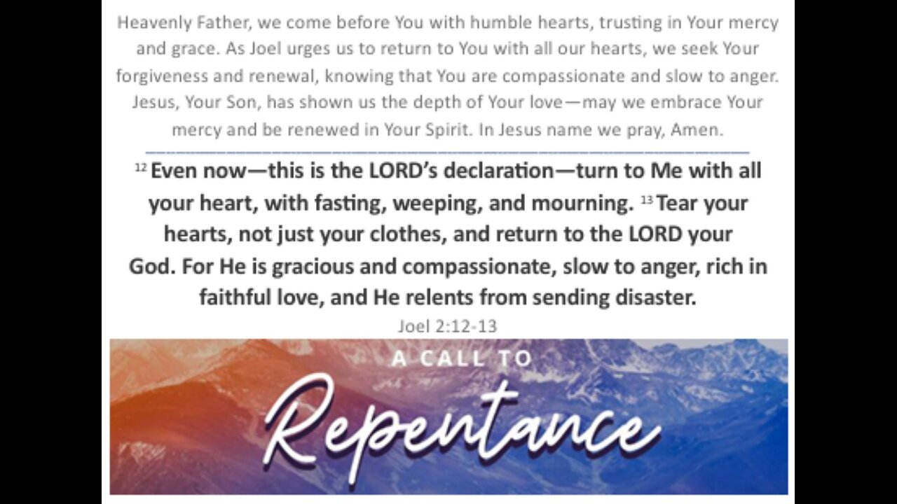 June 1st Service