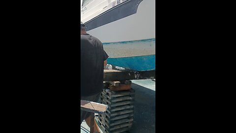 how to tape your boat for water line