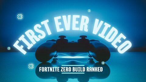 Welcome To My Channel & My First Recorded Fortnite Ranked Games