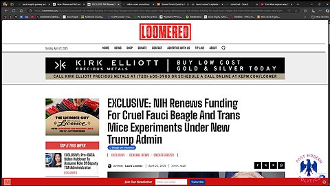 POST MODERN POLITICS W/ JACOB ENGELS - NIH Renews Funding For Cruel Fauci Beagle And Mice Experiment