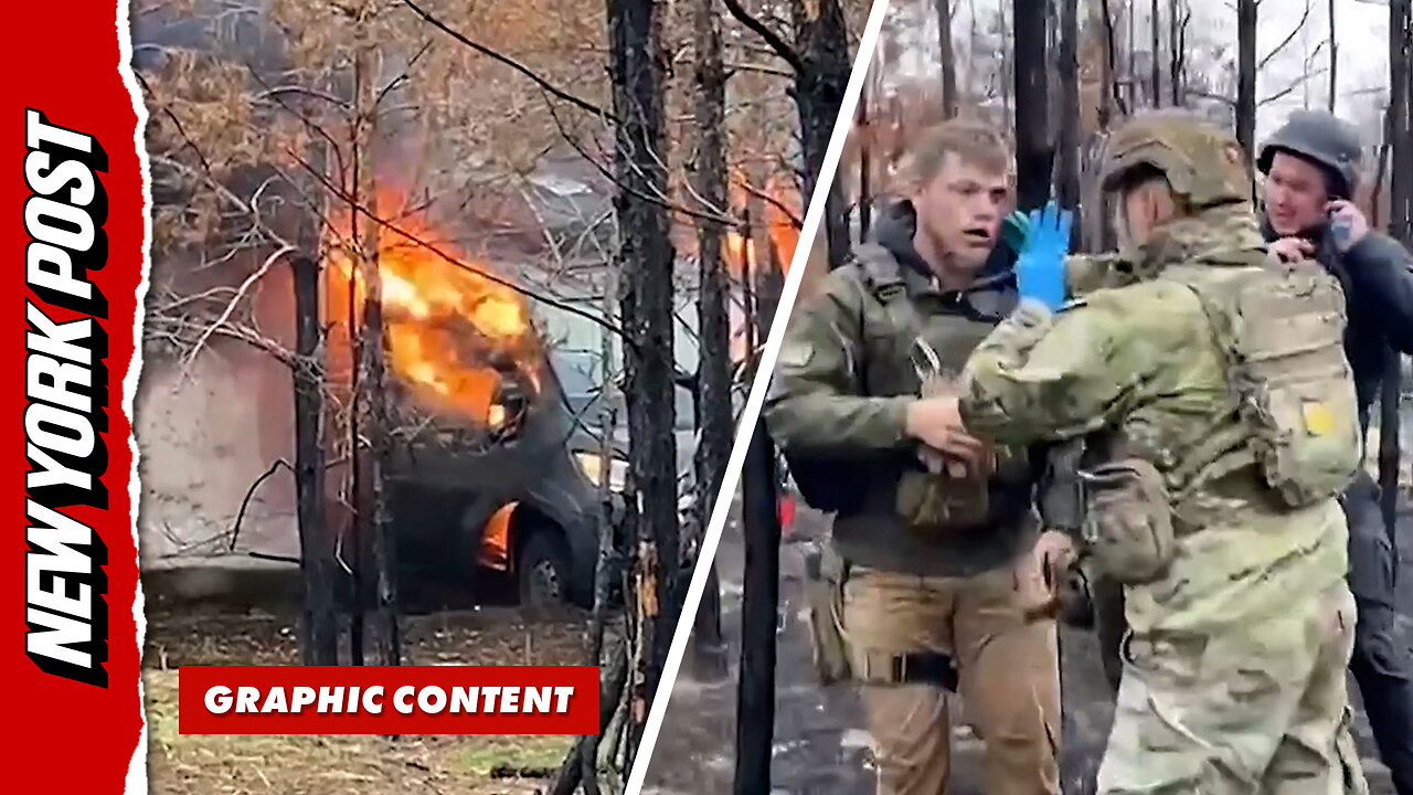 Russian drone strike in Ukraine sends shrapnel flying to face of American volunteer