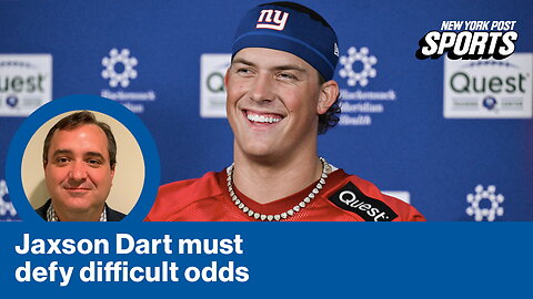 Giants' Jaxson Dart facing steep odds of becoming elite franchise QB