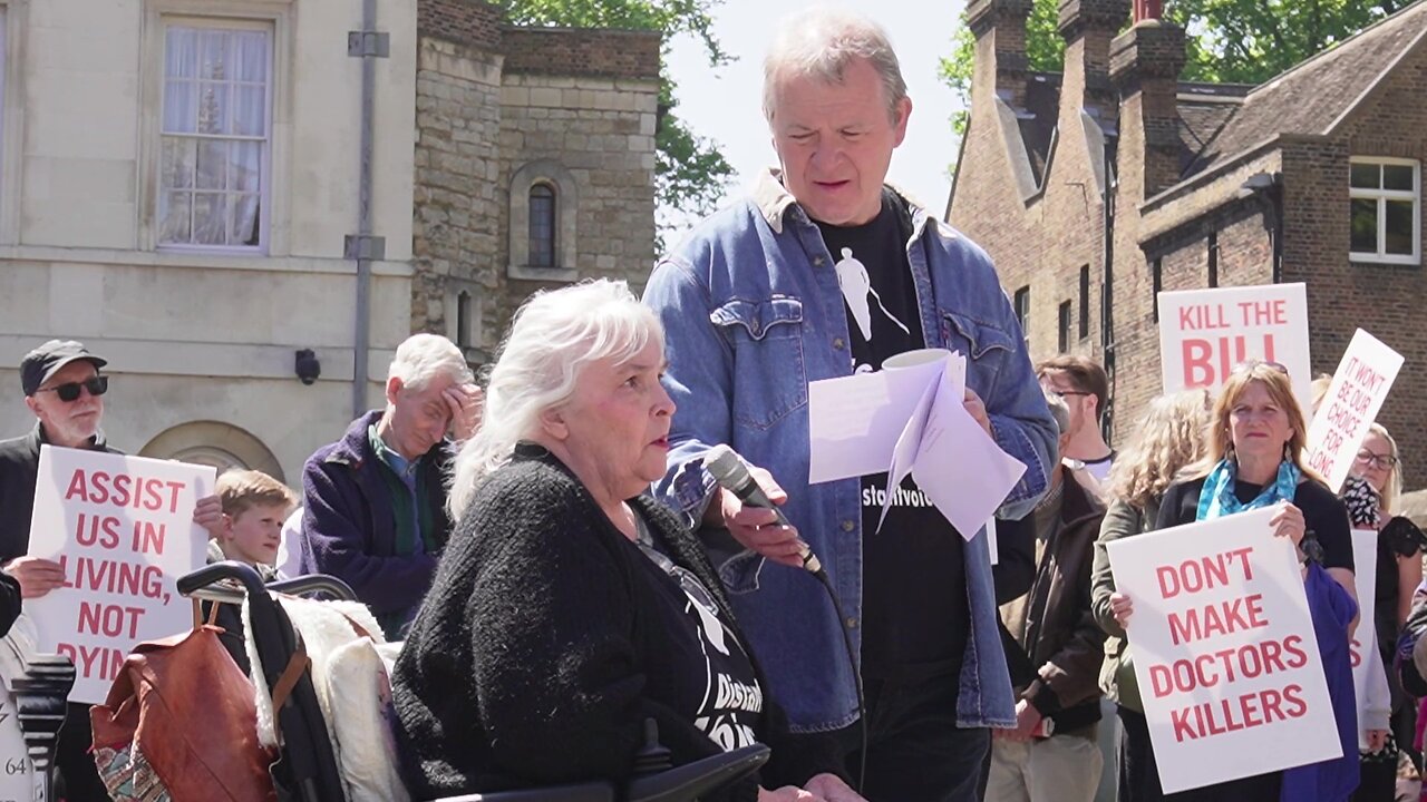 Protest Against the Assisted Dying Bill 16th May 2025: Part 8 - Distant Voices