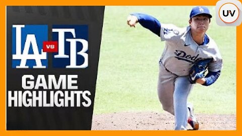 Dodgers vs Rays – Full Highlights & Key Plays from Aug 3, 2025 | MLB Showdown Recap | on UVueTV 