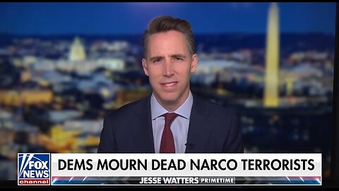 Sen Josh Hawley: Follow The Drug Money!