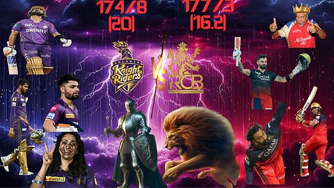 Match 01 KKR VS RCB Indian Premier League