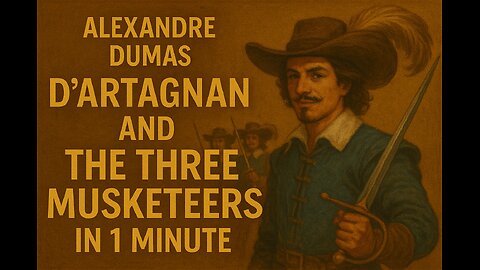 The Three Musketeers in 1 Minute | A Classic Tale of Friendship and Adventure