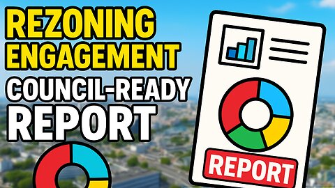 Rezoning Engagement & Council-Ready Reports with FolioProjects