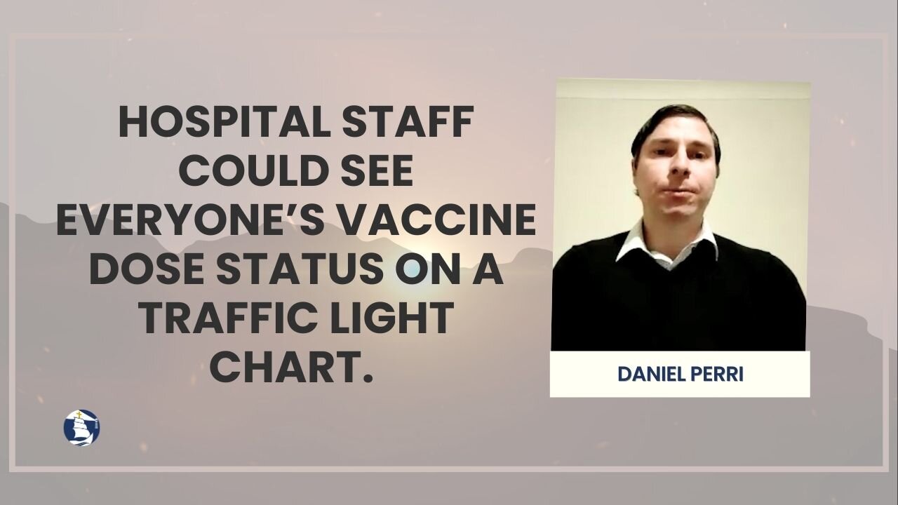 Hospital staff could see everyone’s vaccine dose status on a traffic light chart.