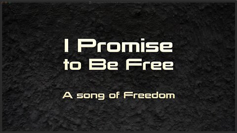 I promise to be free & Promissory Nation - Indigosong of Freedom