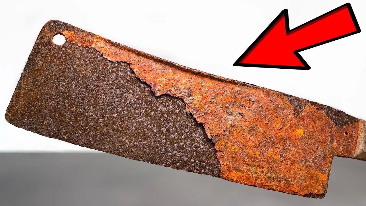 I Restored a Rusty Cleaver with Style!