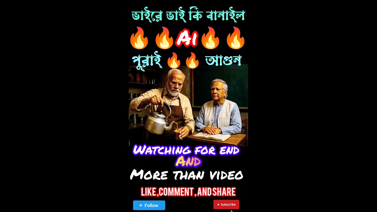 ঐ কি রে! এইডা আবার বানাইলো কে রে!