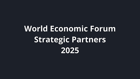 World Economic Forum's Partners and Mark Carney ENGLISH