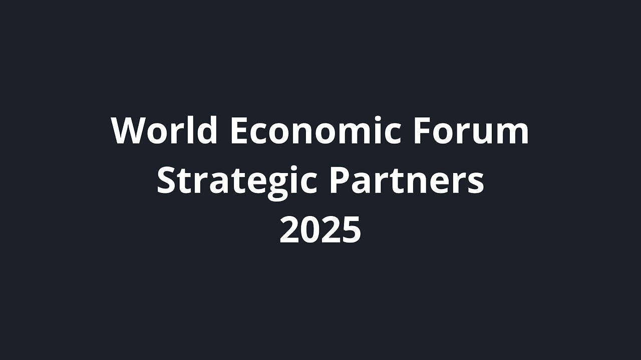 World Economic Forum's Partners and Mark Carney ENGLISH