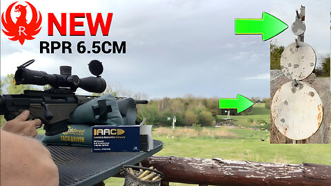 Ruger Precision Rifle 6.5CM - 3" Gong at 400 yards