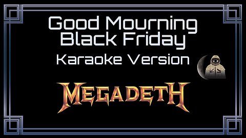 Megadeth - Good Mourning Black Friday (CC)