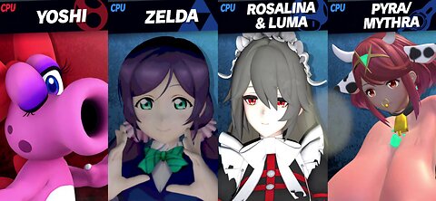 Birdo vs Nozomi & Alexandrina & Cow&Cat Pyra/Mythra [MAKI Member Request NSFW Rumble Exclusive]