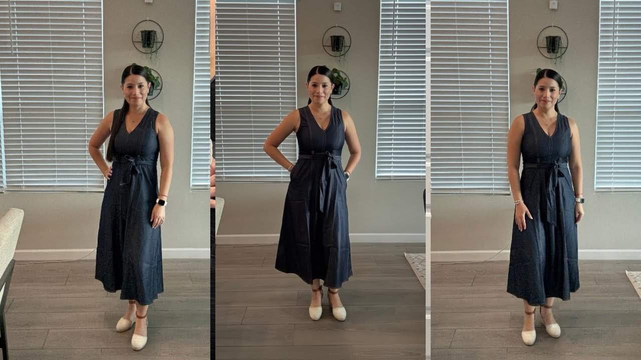 See why I love this denim dress.