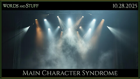 Main Character Syndrome | Words and Stuff