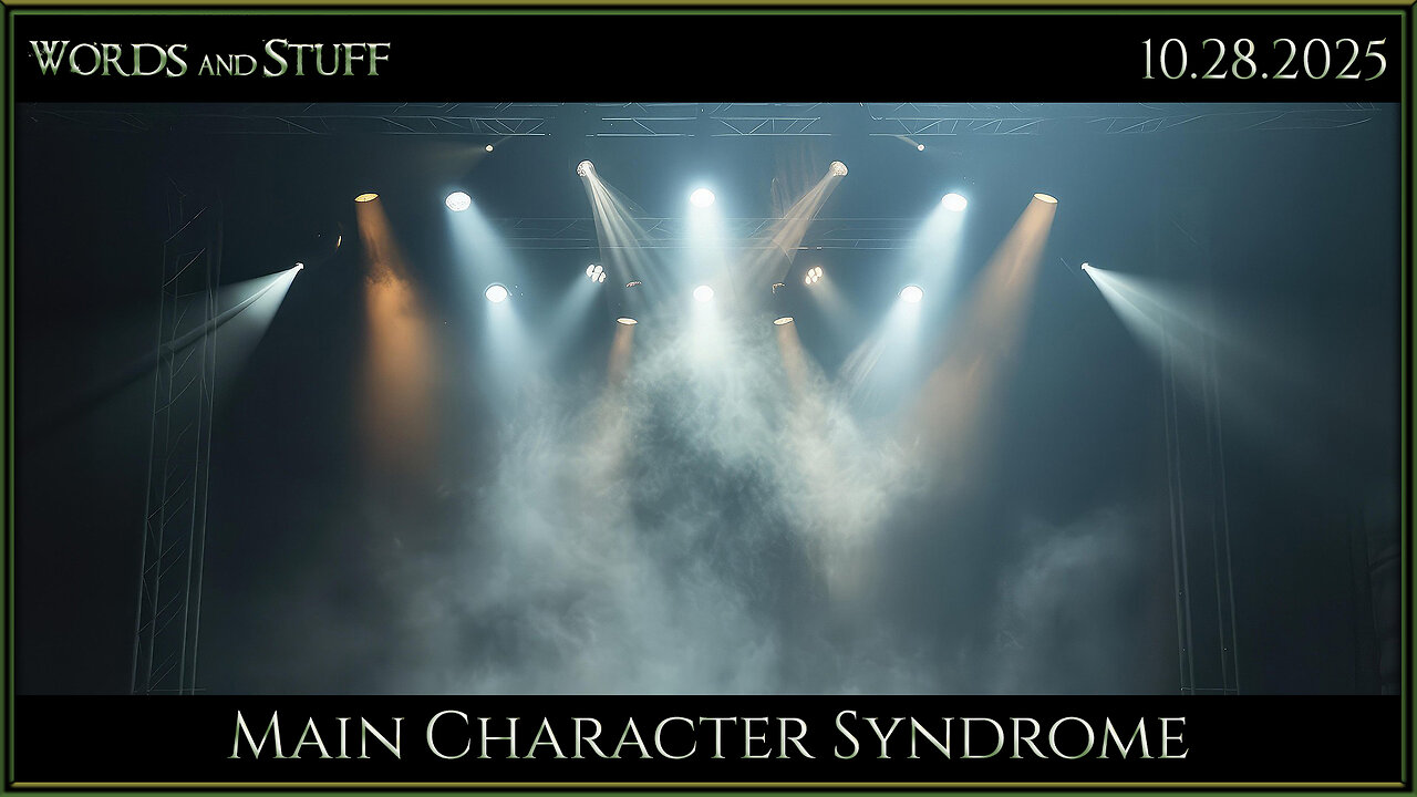 Main Character Syndrome | Words and Stuff