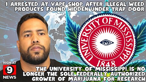 One Arrested at Vape Shop After Illegal Cannabis Products Found Hidden Under Trap Door