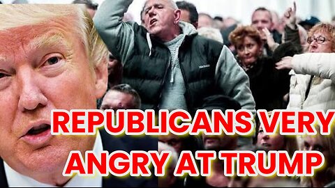 REPUBLICANS TURN AGAINST TRUMP