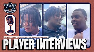 Perry Thompson and More After Practice | Auburn Football Q&A 8/7/25