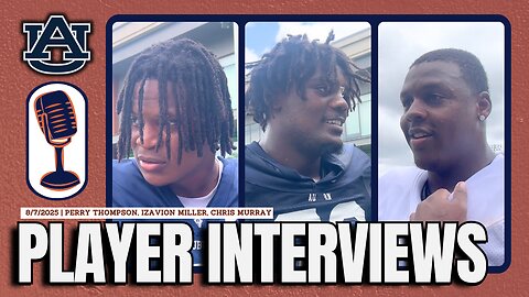Perry Thompson and More After Practice | Auburn Football Q&A 8/7/25