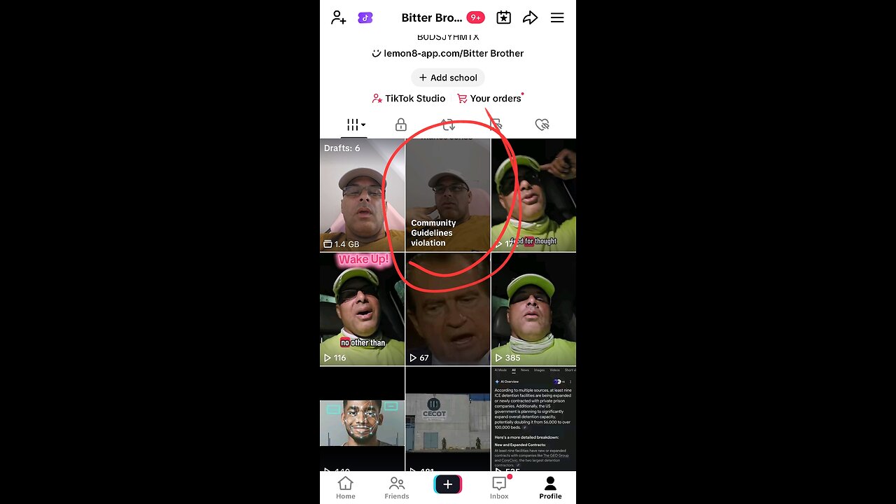 Tiktok wants to silence us!