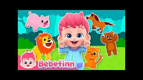 ABC Animals Bebefinn Nursery Rhymes #shorts #chicken #cuteanimals #pets