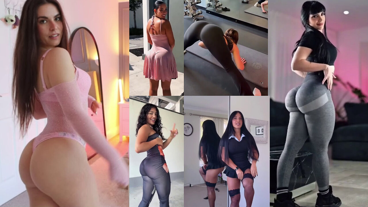 Ass compilation - Big bank tiktok challenge ❤️‍ClipchampGirls 2025