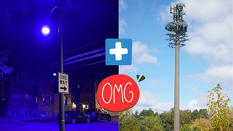 Blue/purple lights + 5G = WTF?