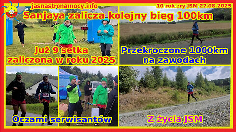 Sanjaya zalicza kolejny bieg 100km Już 9 setka zaliczona w roku 2025 Oczami serwisantów