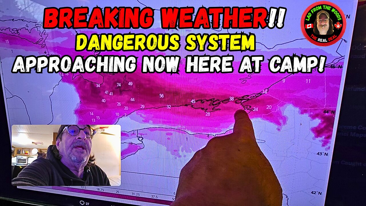 Monster Ice Storm Barrelling Towards Us Right Now
