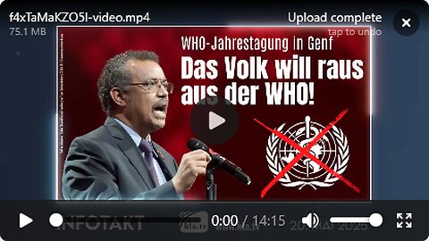WHO-Jahrestagung in Genf – Das Volk will raus aus der WHO!