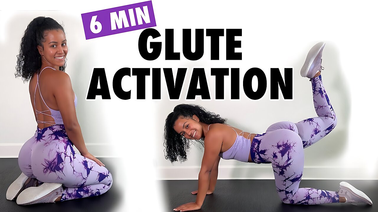 Activate & Grow Your Glutes Fast! 6-Min Pre-Workout Booty Routine at Home